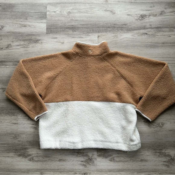 Tone It Up Women’s Large Tan and White Pullover - Picture 6 of 6